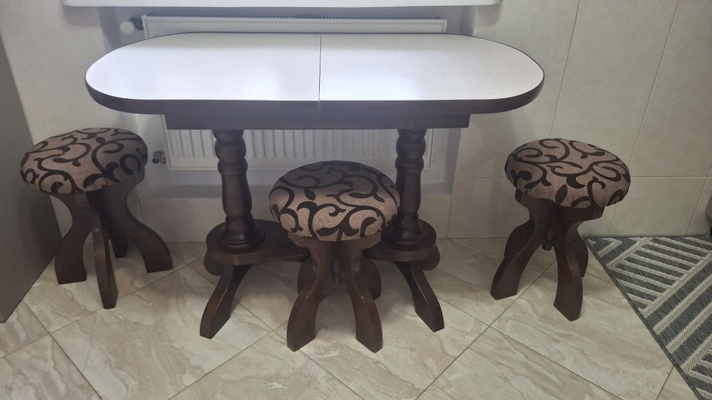 Стіл кухонний розкладний з табуретами, Крісло розкладне