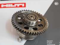 Zebatka kolo tryb z lozyskami do HILTI TE 706 mlot