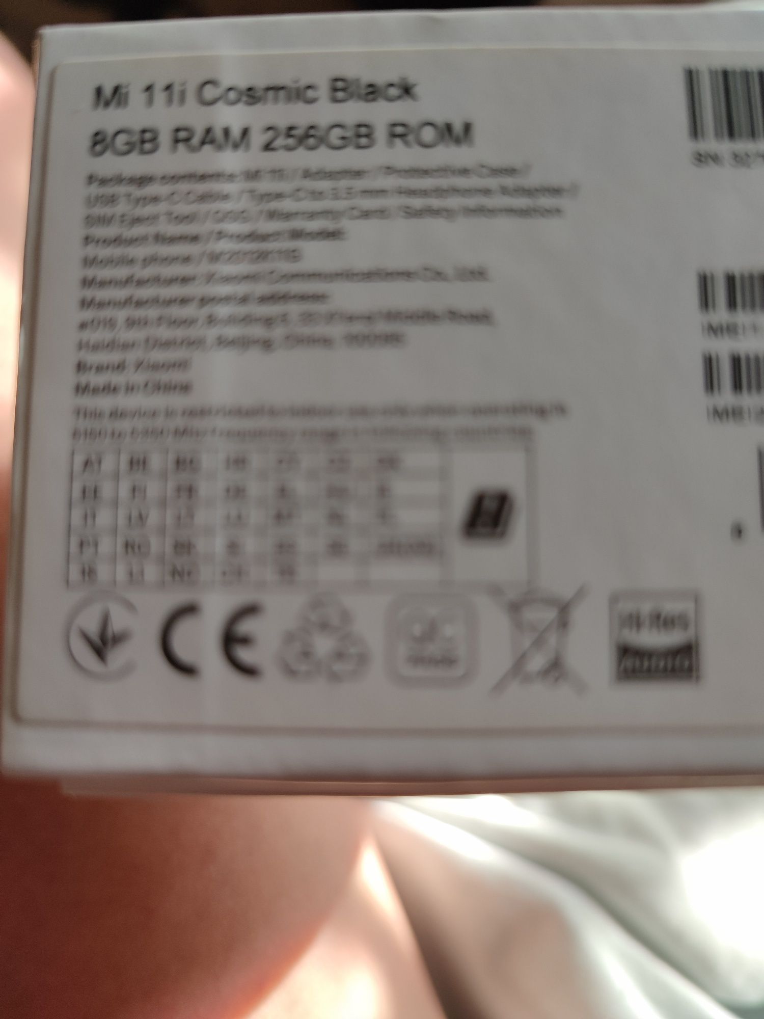 XIAOMI MI 11i 5G 256GB/8GB Cosmic Black. Último preço!!