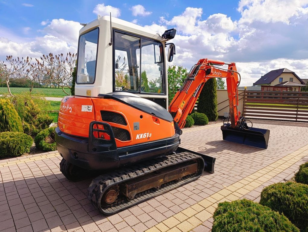 KUBOTA KX61-3 2.7 T UMOWA 2012 rok z Niemiec minikoparka U27-4 sv26