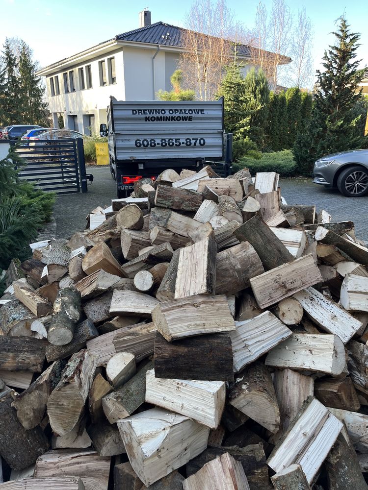 Sezonowane drewno opałowe / kominkowe liściaste , sosna