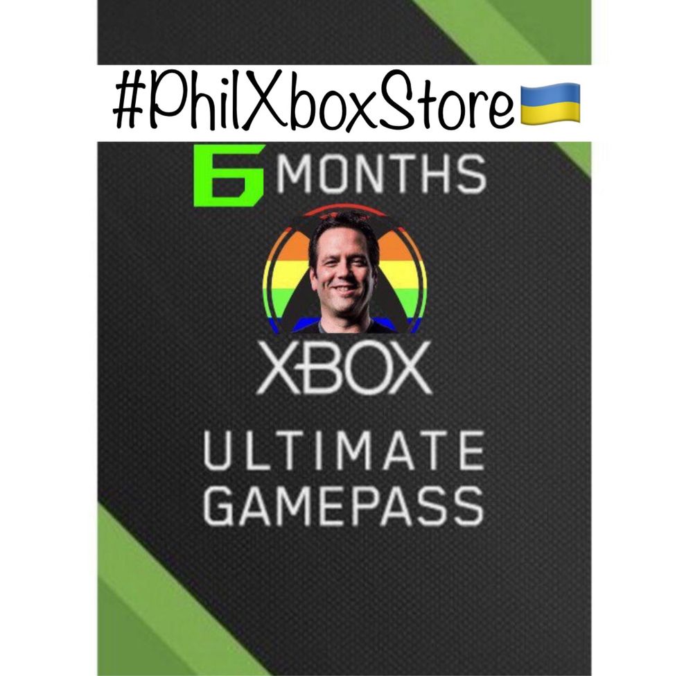 Xbox Game Pass Ultimate на 6 місяців #PhilXboxStore