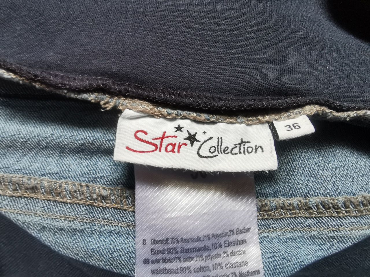 Jeansowa spódnica ciążowa roz. S 36 Star Collection