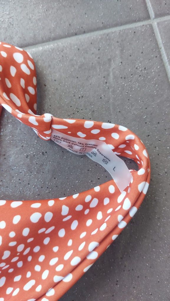 Strój kąpielowy bikini push up kokarda L 40 Nowy Shein