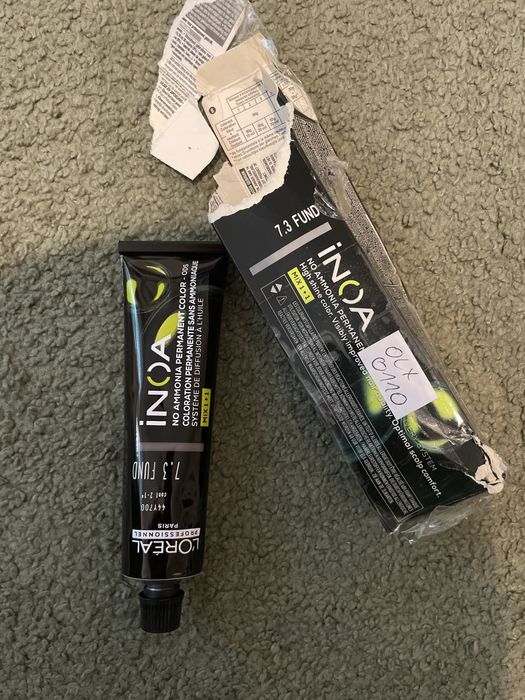 Loreal Inoa 7.3 złocisty blond farba co włosów bez amoniaku 0110