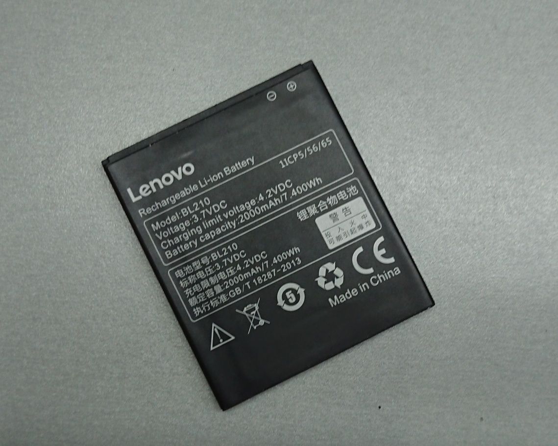 Акумулятор Lenovo BL210 Оригинал!  A536 S820 S650 A656 A766 A606