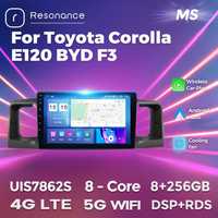 Штатна магнітола Toyota Corolla E120 android тойота DVD GPS навігація