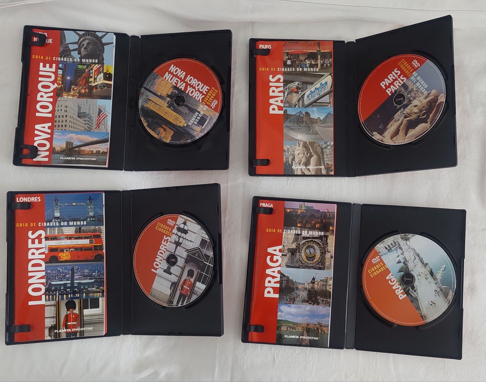 10 DVD's Roteiros/Guias de Viagem