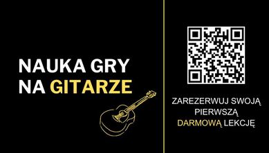 Lekcje gry na gitarze | stacjonarnie lub online