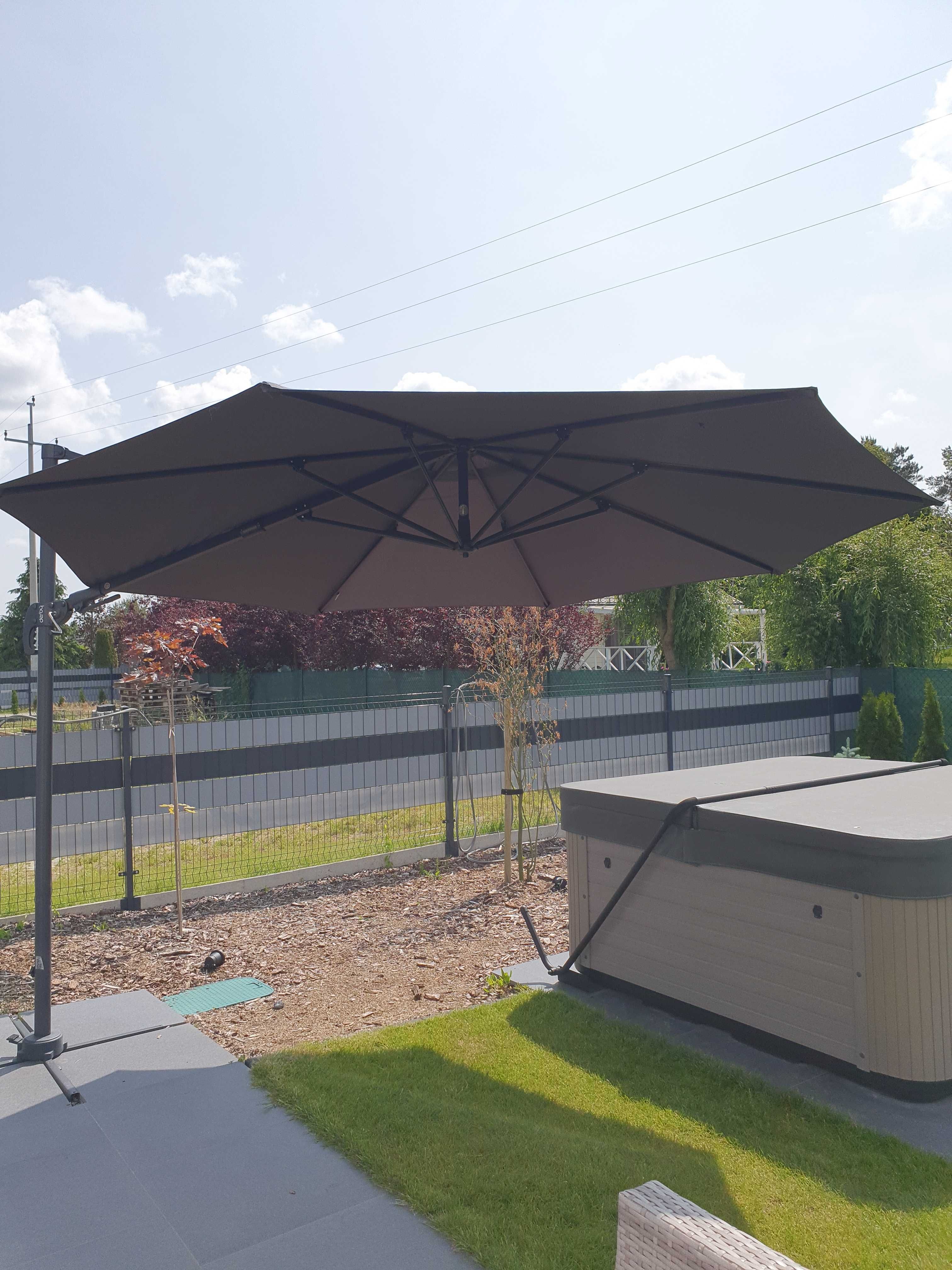 Parasol ogrodowy regulowany składany  ravena ax 330