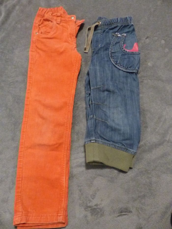 Spodnie spodenki rybaczki jeansy Phister&Philina 122cm 7lat DOSTAWA 2z