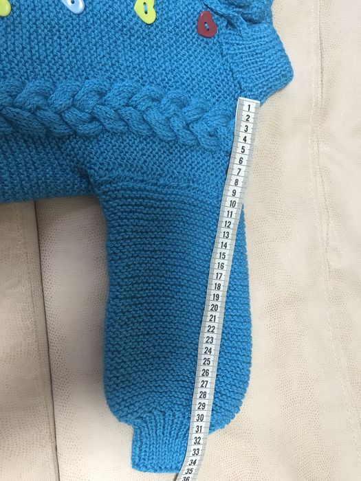 Вязаный комбинезон на мальчика ( ручная работа)