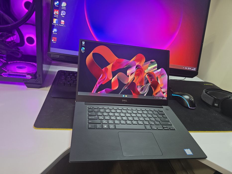 Dell XPS i7-8850H/Nvidia P1000/NVME-512/DDR4-16/FHD-IPS/Батарея 3+