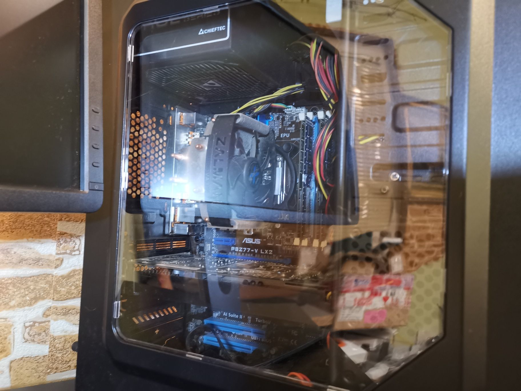 ігровий комп'ютер Intel I7-3770K/12GbRAM /+Nvidia P106-100/6Gb+Dell23"