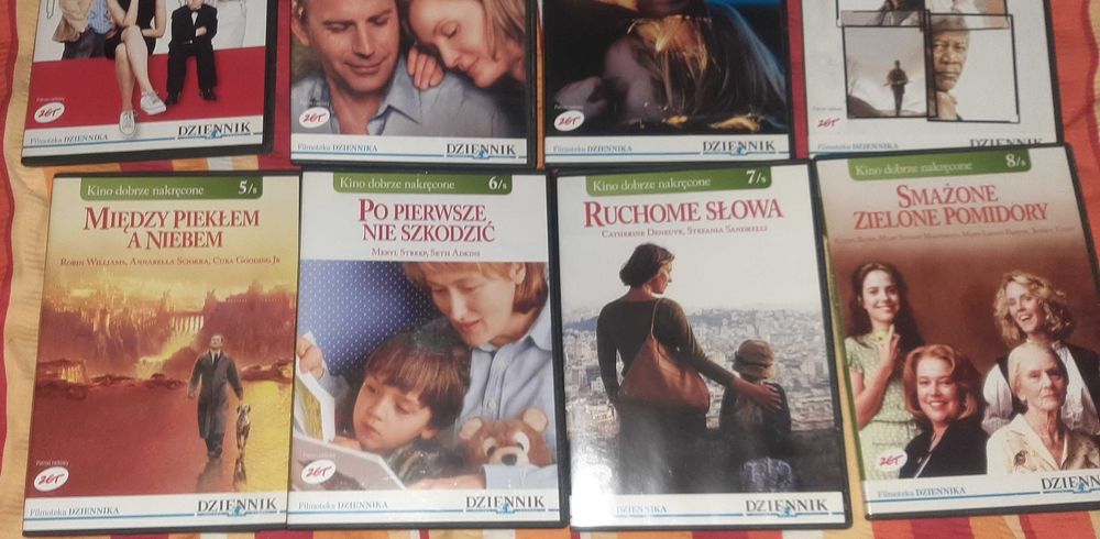 Kolekcja 8 filmów DVD - Kino dobrze nakręcone