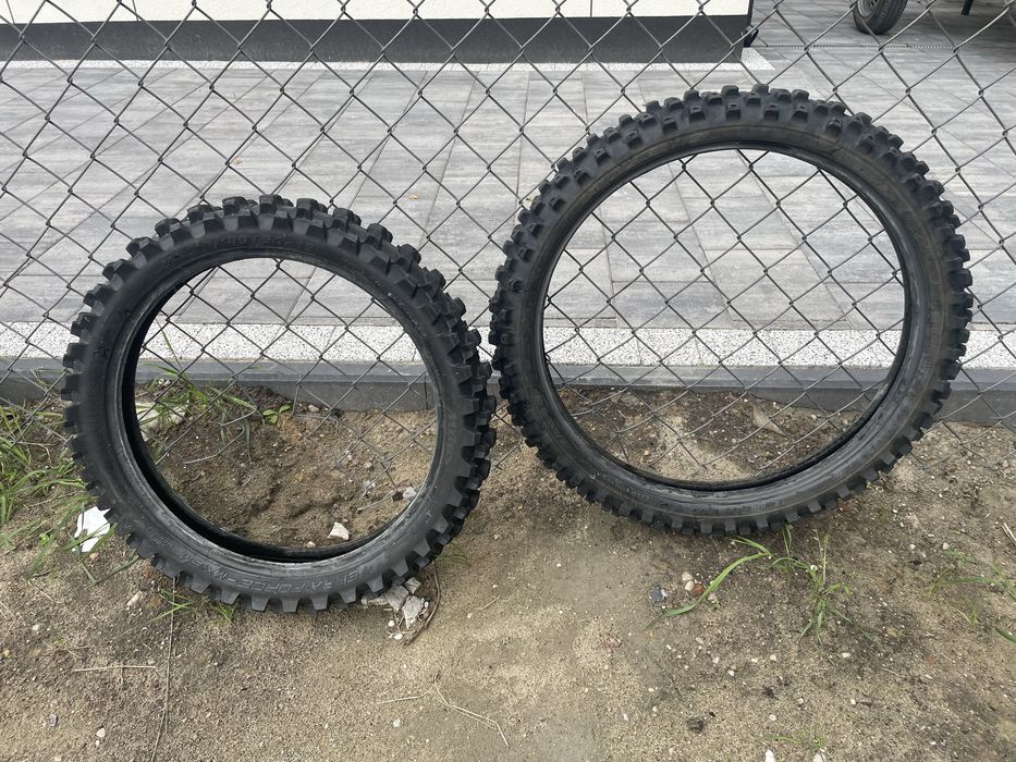 Komplet opon Cross Bridgestone 80/100-21  Mitas 100/90-19