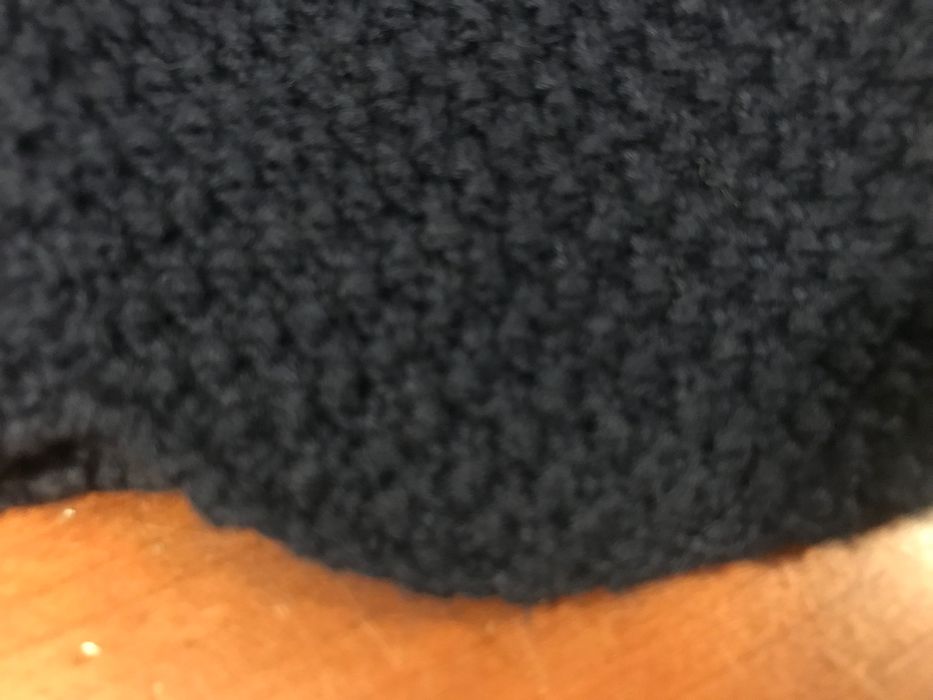 Casaco de algodão azul marinho tam 10 anos