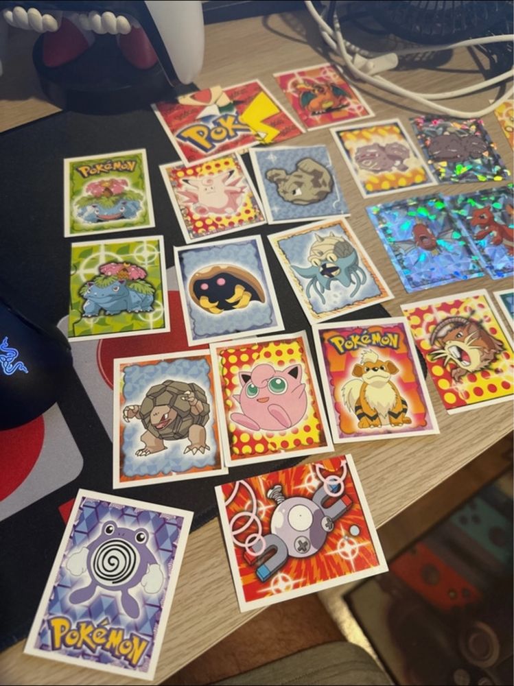 Pokemon Merlin Nintendo Topps 1999 serie 1