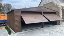 Producent garaży blaszanych, PREMIUM każdy wymiar, profil zamknięty