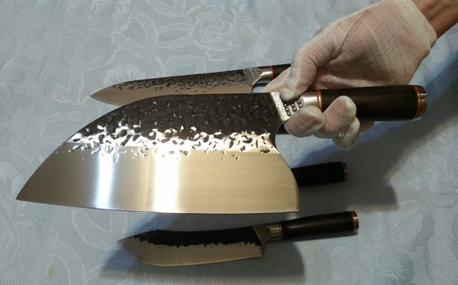 Японский кованый нож топорик для нарезки мяса, рыбы, овощей