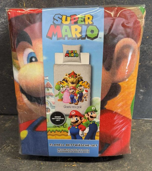 Wysokiej jakości Pościel Super Mario 135x200 + 80x80 cm