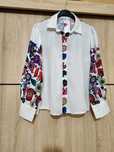 Koszula folk etno kwiaty Boho plus size 44 42