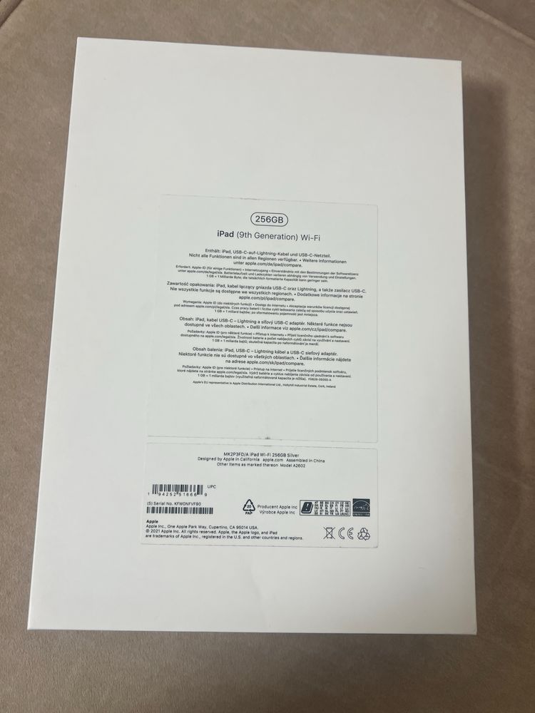 Ipad 9th generation 256 gb