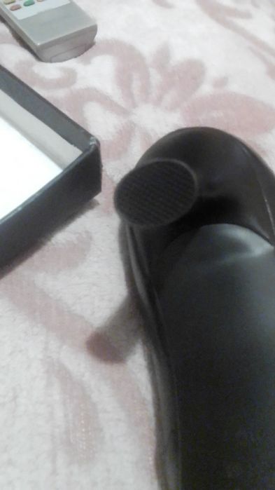 Туфли кожаные, черные, новые.