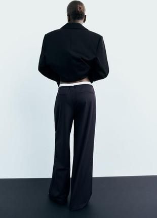 Брюки zara з подвійним поясом
