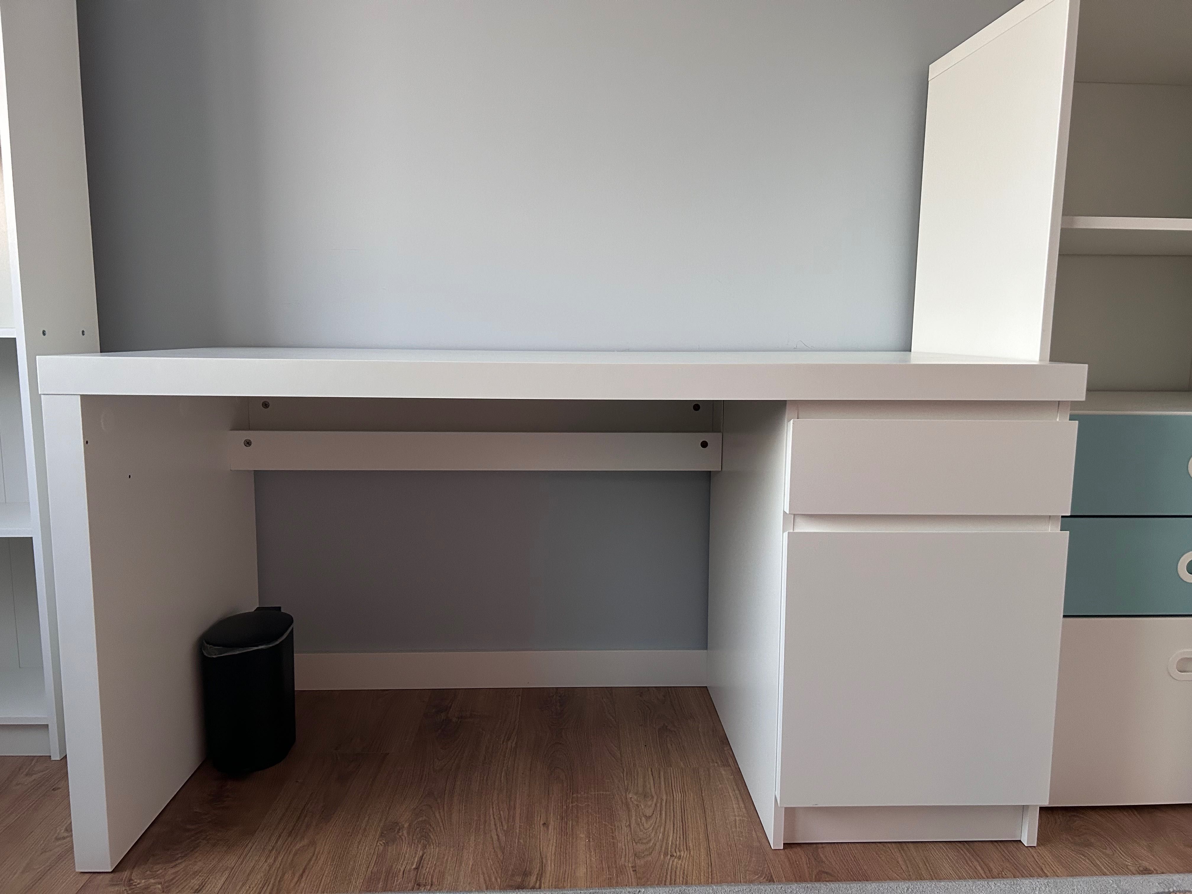 Biurko białe IKEA MALM