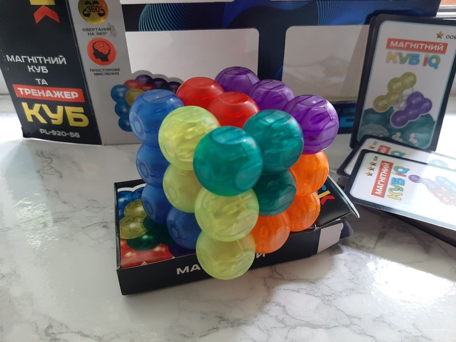 Магнітний куб + картки