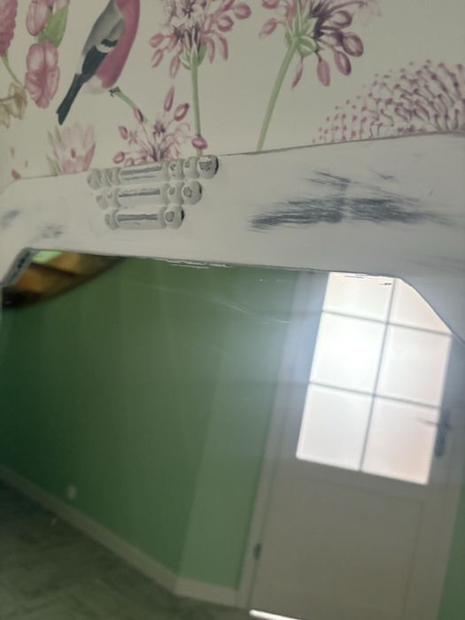 Lustro drewniane shabby chic prowansja