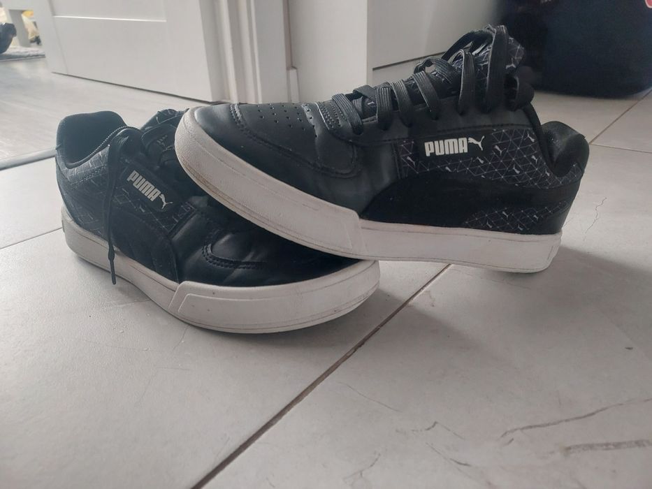 Buty puma czarne skórkowe
