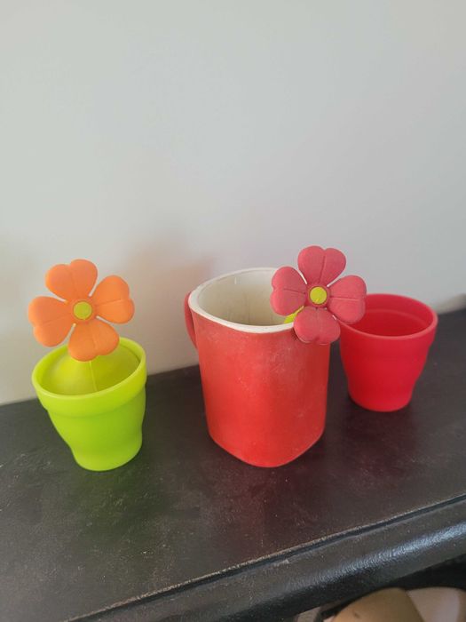 Zaparzaczki do herbaty, kwiatuszki, 2 szt.