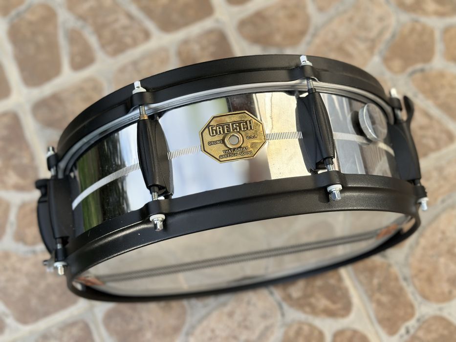 ++ GRETSCH USA Custom COB Brass 14x5 werbel - PERKUSJA vintage ++