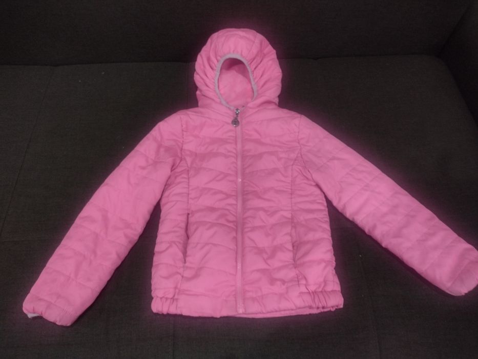 Kurtka przejściowa dla dziewczynki rozmiar 128