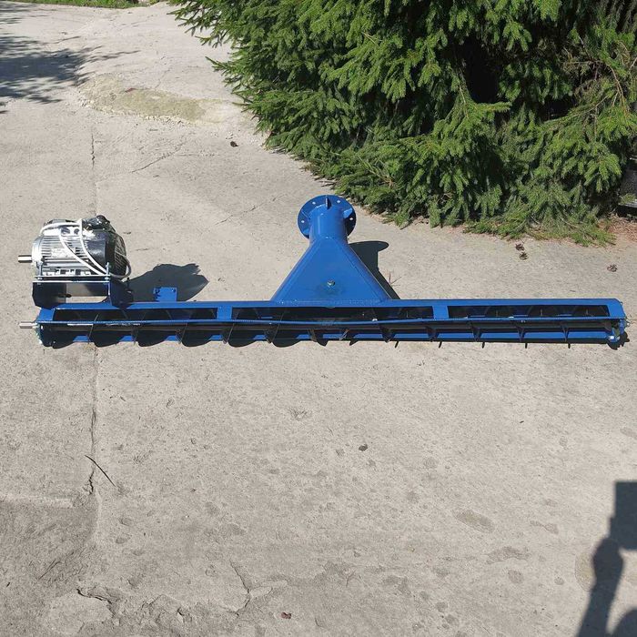 Шнековий погрузчик з підбирачем, шнек, транспортер зерна, протруювач