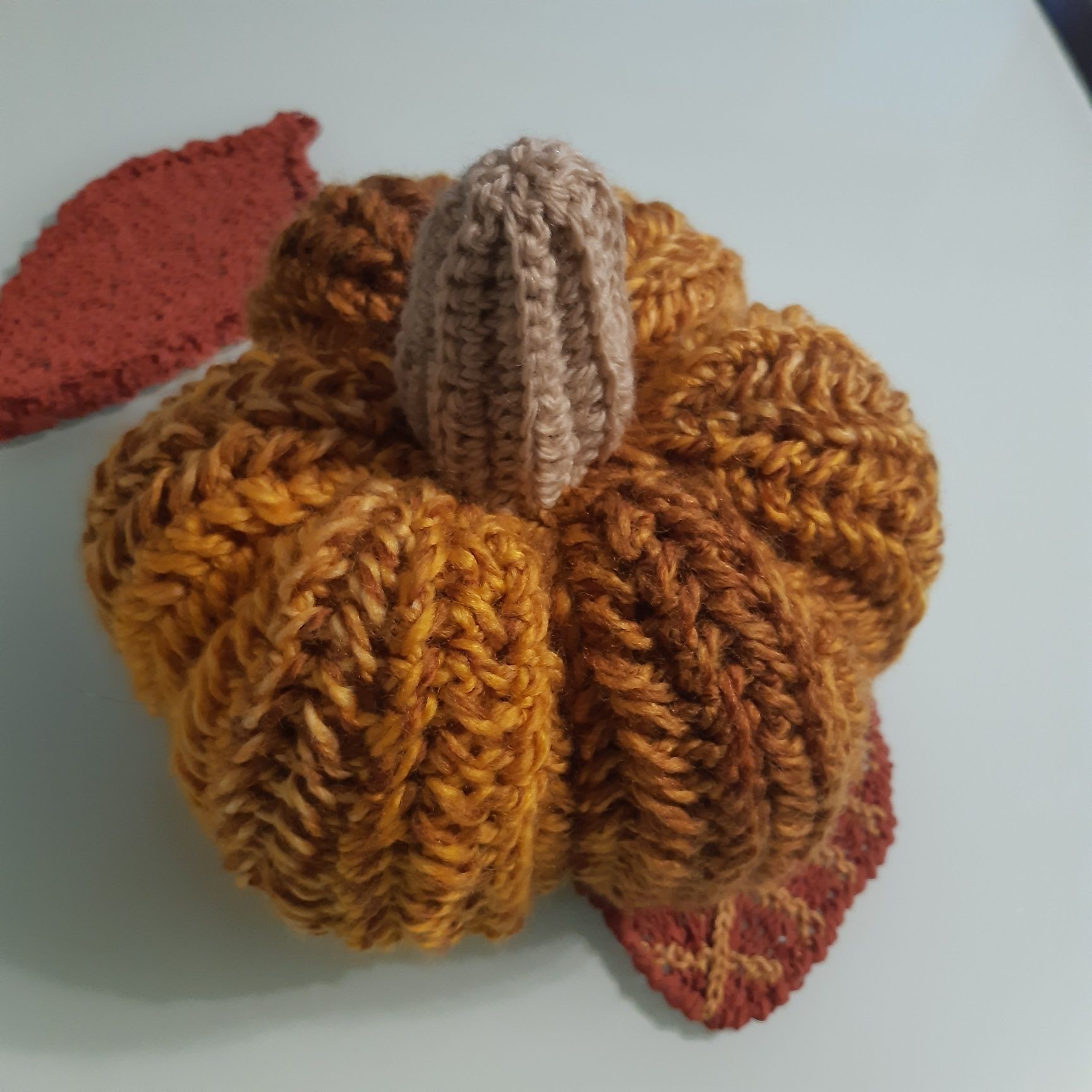 Dynia szydełkowa handmade ozdoba jesienna