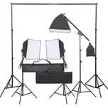 Vidaxl Fotograficzny Zestaw Studyjny Z Lampami