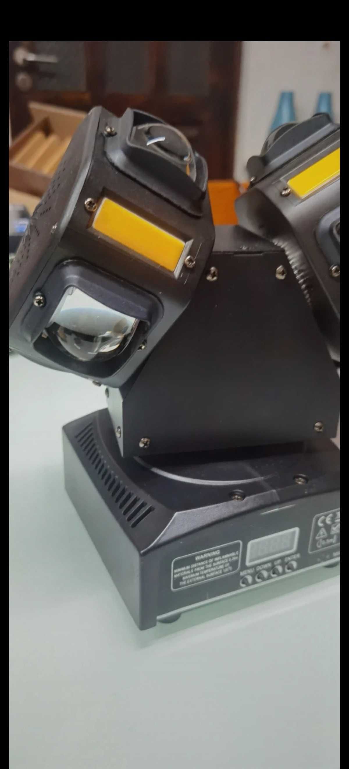 Cabeça dupla led dj