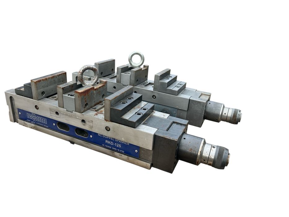 Imadło maszynowe RÖHM RKD-125 NC-Doppelspanner