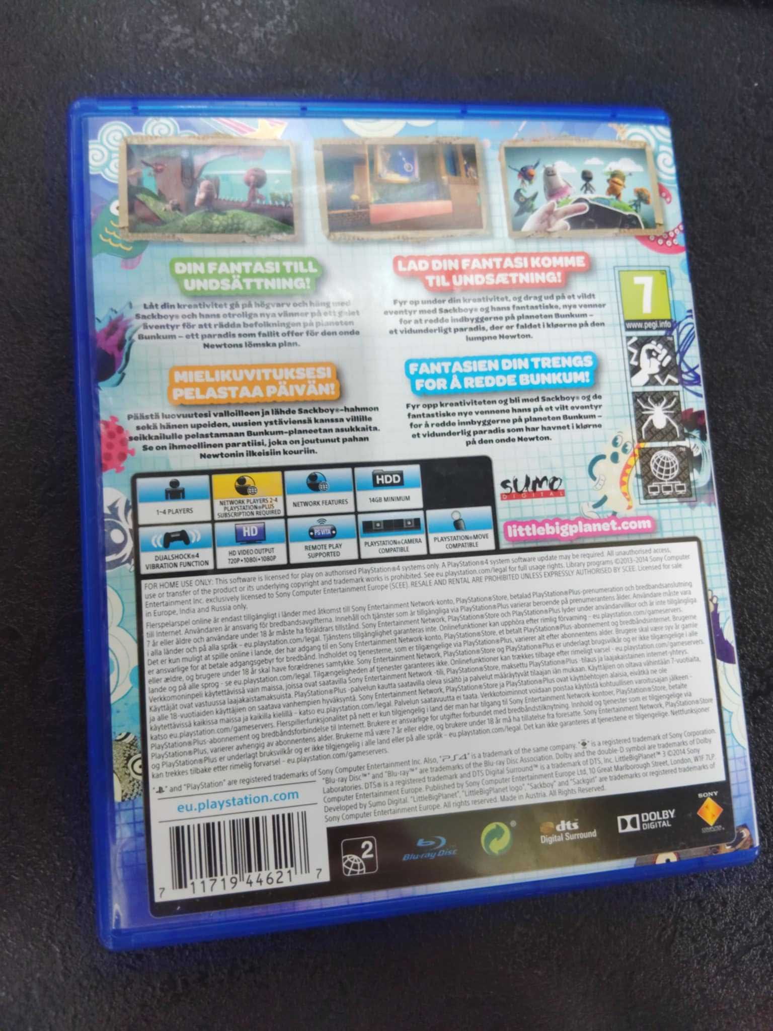 LittleBigPlanet 3 PS4 Mówią po Polsku w grze