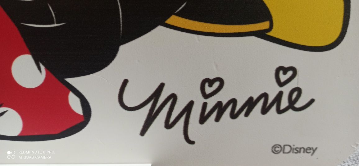 Obrazek, podkładka Myszka Minnie