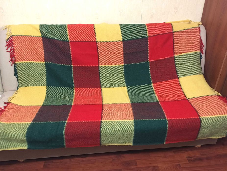 Плед шерстяной  130х185