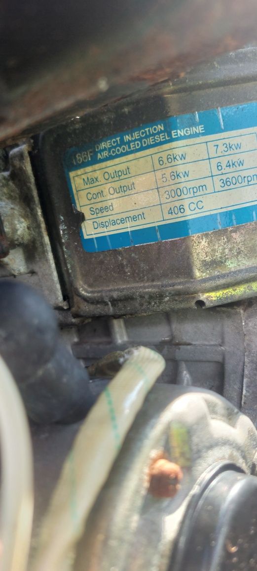 Agregat prądotwórczy diesel 6. 4 kW