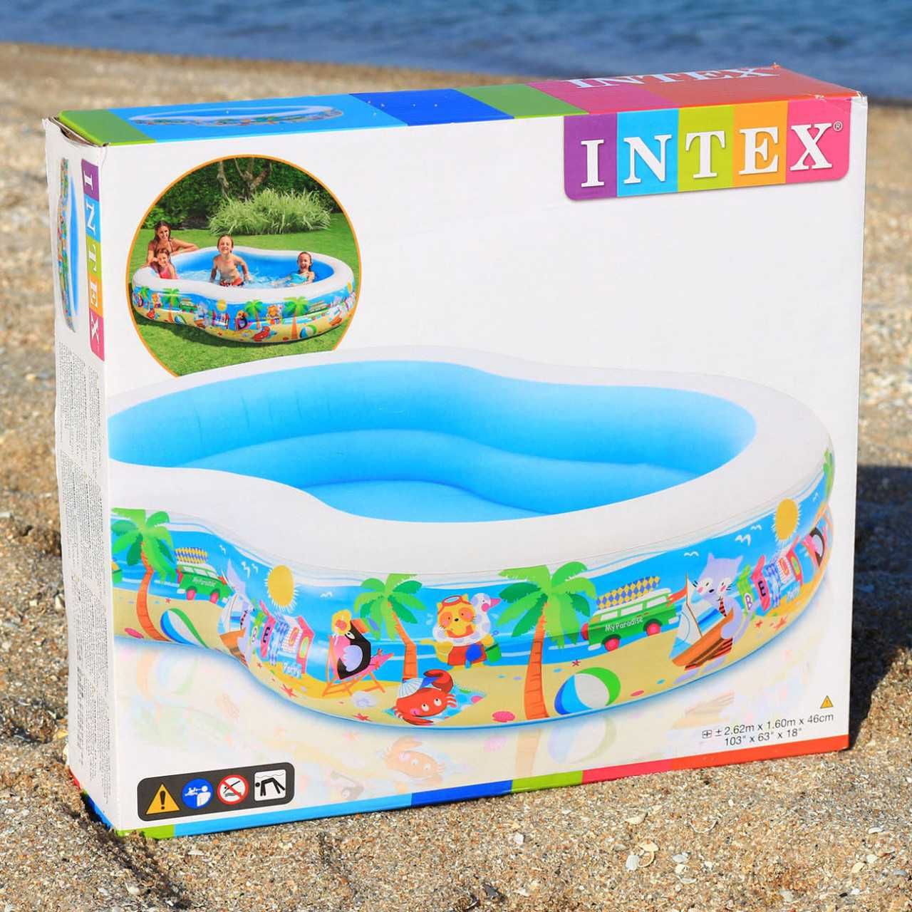 Intex Басейн 58485 Сімейний - дитячий 540 від 6 р. детский бассейн