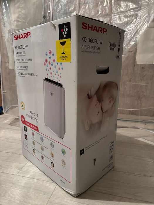 Oczyszczacz powietrza SHARP KC-D60EU-W.