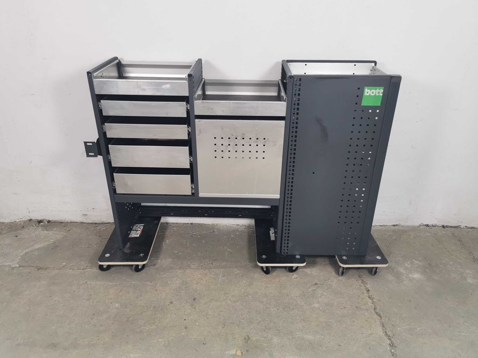 Zabudowa serwisowa warsztatowa regał samochodowy serwisowy BOTT