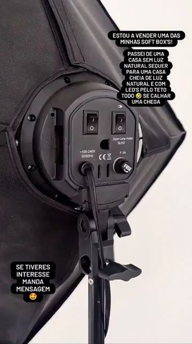 Softbox Excelvan - Fotografia & Vídeo