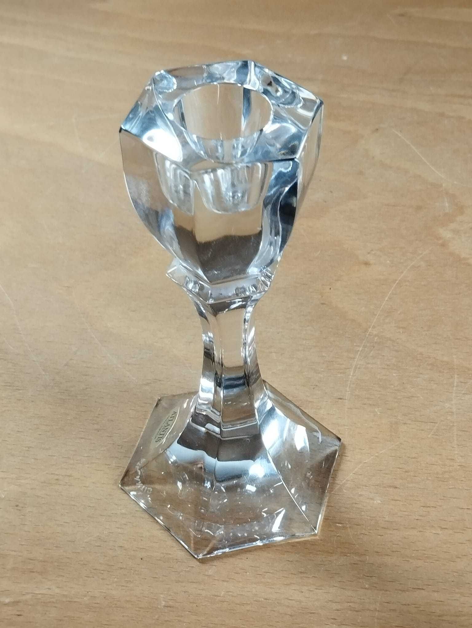 Castiçal / Porta Vela Cristal Atlantis